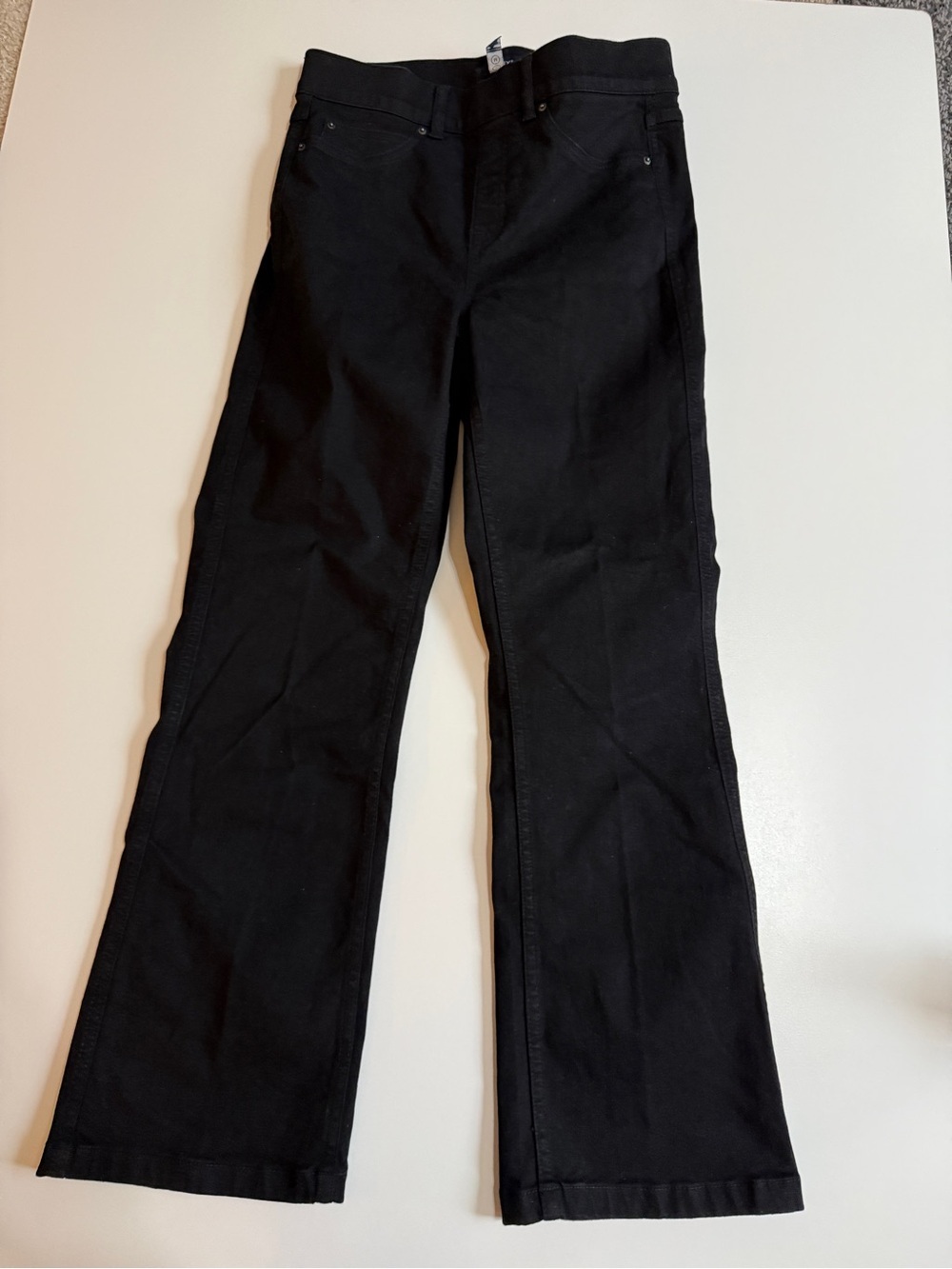 SPANX Black Crewneck Top